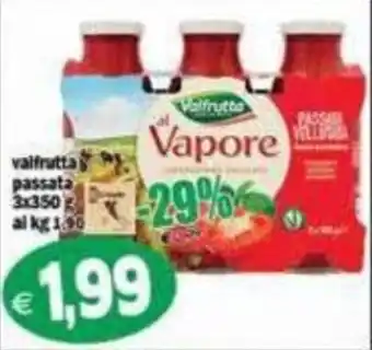 Il Castoro Supermercati Valfrutta passata al Vapore offerta