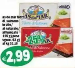 Il Castoro Supermercati Filetto di Salmone offerta