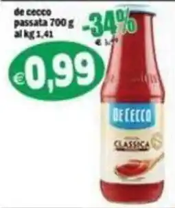 Il Castoro Supermercati De Cecco passata classica offerta