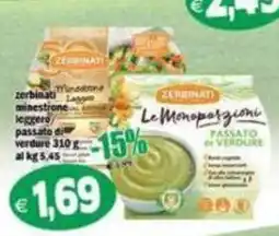 Il Castoro Supermercati Zerbinati Le Monoporzioni Passato di Verdure offerta