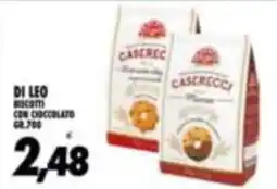 Compri Meglio Di Leo biscotti con cioccolato offerta