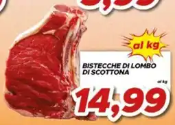 MA Supermercati Bistecche di lombo di scottona offerta