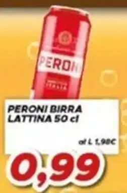 MA Supermercati Peroni birra lattina offerta