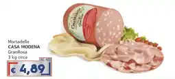 Italy Cash Mortadella Casa Modena GranRosa offerta