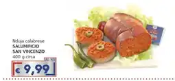 Italy Cash Nduja calabrese Salumificio San Vincenzo offerta