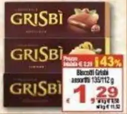 CTS Supermercati Biscotti Grisbi offerta