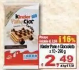 CTS Supermercati Kinder Pane e Cioccolato offerta
