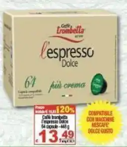 CTS Supermercati Caffè Trombetta l'espresso Dolce offerta