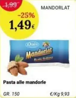Re Mercato Lucrezia Dais Manderlat Pasta alle mandorle offerta