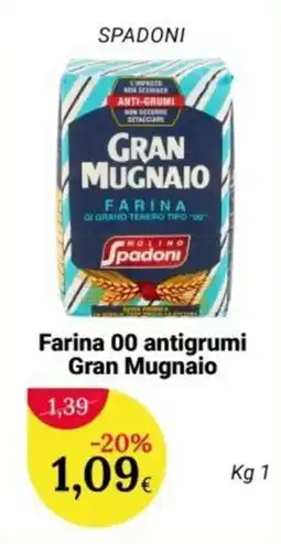 Re Mercato Lucrezia Farina 00 antigrumi Gran Mugnaio offerta
