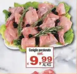 CTS Supermercati Coniglio porzionato offerta
