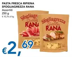 Migross Superstore Pasta fresca ripiena sfogliagrezza rana offerta