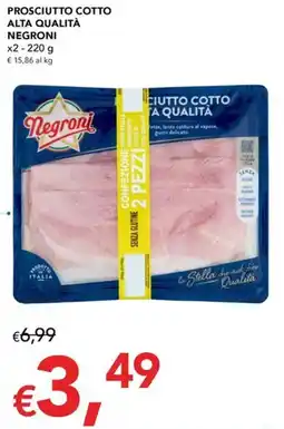 Migross Superstore Prosciutto cotto Negroni offerta