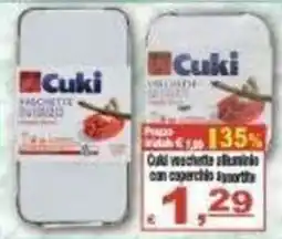 CTS Supermercati Cuki vaschette alluminio offerta
