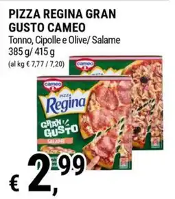 Tre Valli Supermercato Pizza Regina Gran Gusto Salame offerta