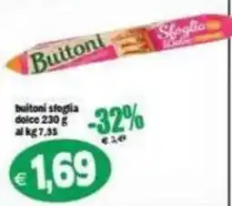 Il Castoro Supermercati Buitoni sfoglia dolce offerta