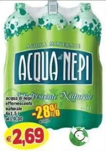 Il Castoro Supermercati Acqua di Nepi offerta