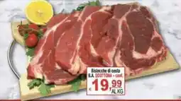 CTS Supermercati Bistecche di costa B.A. SCOTTONA offerta