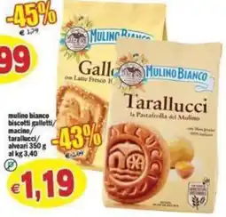 Il Castoro Supermercati Tarallucci Mulino Bianco offerta