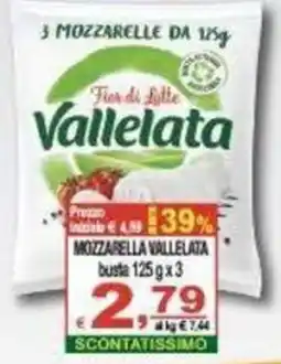 CTS Supermercati Mozzarella Vallelata offerta