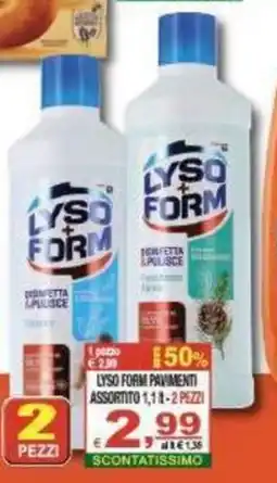 CTS Supermercati Lyso Form Pavimenti offerta