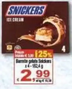 CTS Supermercati Barrette gelato Snickers offerta