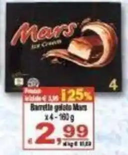 CTS Supermercati Barrette gelato Mars offerta