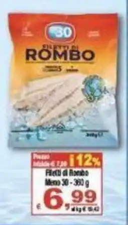 CTS Supermercati Filetti di Rombo offerta