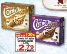 CTS Supermercati Cornetto Soft Algida Caramello/Cookie offerta