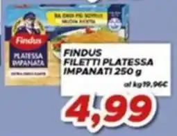 MA Supermercati Findus filetti platessa impanati offerta