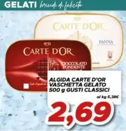 MA Supermercati Algida carte d'or vaschetta gelato gusti classici offerta