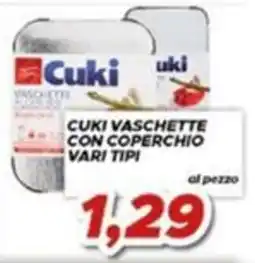MA Supermercati Cuki vaschette con coperchio offerta