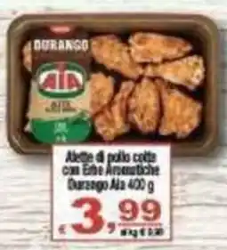 CTS Supermercati Alette di pollo cotte con Erbe Aromatiche Durango Aia offerta