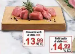 CTS Supermercati Bocconcini scelti di vitello offerta