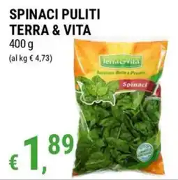 Tre Valli Supermercato Spinaci Terra & Vita offerta