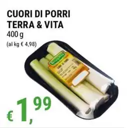 Tre Valli Supermercato Cuori di porri Terra & Vita offerta