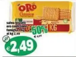 Il Castoro Supermercati saiwa biscotti oro confezione famiglia offerta