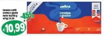 Il Castoro Supermercati Lavazza caffè crema e gusto offerta