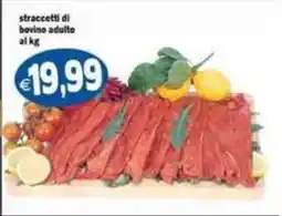 Il Castoro Supermercati straccetti di bovino adulto offerta