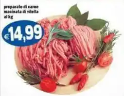 Il Castoro Supermercati Preparato di carne macinata di vitella offerta