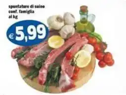 Il Castoro Supermercati spuntature di suino conf. famiglia offerta