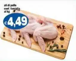 Il Castoro Supermercati ali di pollo conf. famiglia offerta