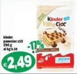 Il Castoro Supermercati Kinder Pan di Cioccolato offerta