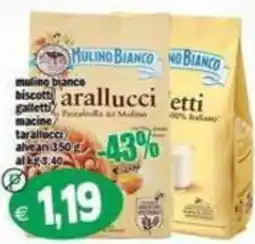 Il Castoro Supermercati Tarallucci Mulino Bianco offerta