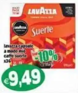 Il Castoro Supermercati Lavazza capsule a modo mio caffe suerte offerta
