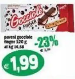 Il Castoro Supermercati Pavesi gocciolè finger offerta