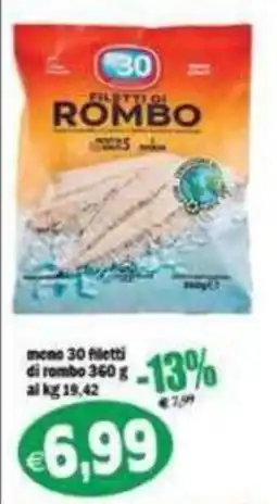 Il Castoro Supermercati Filetti di rombo offerta