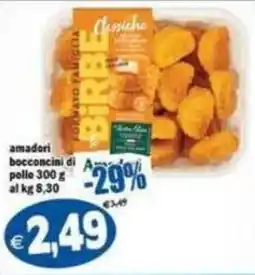 Il Castoro Supermercati amadori bocconcini di pollo offerta