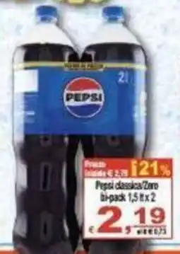 CTS Supermercati Pepsi classica Zero offerta