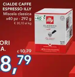 Migross Superstore Cialde caffè espresso illy miscela classica offerta